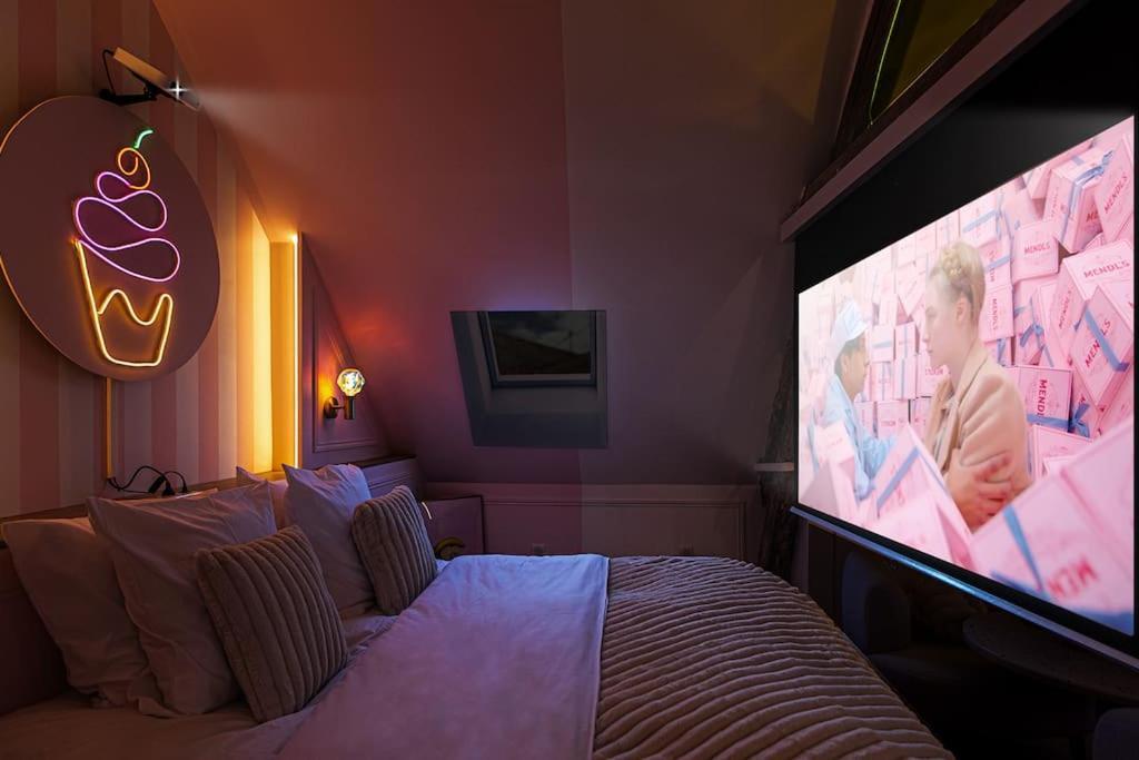Appartement Le Milkshake - Hypercentre, Cinema, King Size à Troyes Extérieur photo