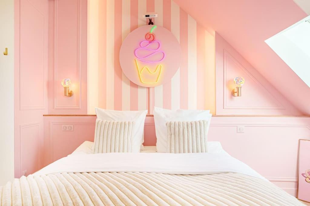 Appartement Le Milkshake - Hypercentre, Cinema, King Size à Troyes Extérieur photo